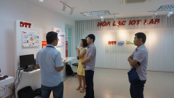 Hoa Lac Lab IoT delegation welcomed the Department of Information and Communications Quang Ninh Province