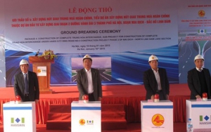 Động thổ nút giao Trung Hòa-Đại lộ Thăng Long