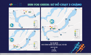 2000 vận động viên tham gia giải chạy Run For Green 2019 tại Hà Nội