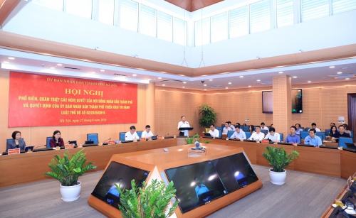 Ban Quản lý kết nối Hội nghị trực tuyến quán triệt các nghị quyết triển khai thi hành Luật Thủ đô 2026