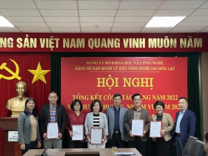 Ban Quản lý Khu CNC Hòa Lạc: Kiện toàn đội ngũ cán bộ lãnh đạo đơn vị trực thuộc