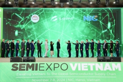 The first-ever International Semiconductor Industry Exhibition held at Hoa Lac Hi-Tech Park