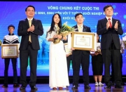 Trao giải cuộc thi HSSV với ý tưởng khởi nghiệp 2018
