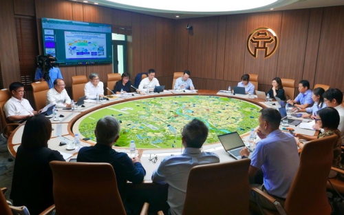 Phó Chủ tịch UBND Thành phố Trương Việt Dũng tiếp đại diện lãnh đạo Tập đoàn Panasonic Việt Nam