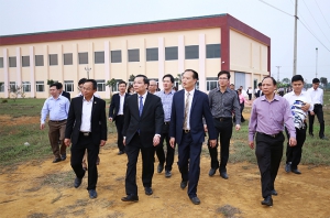 Bộ trưởng Chu Ngọc Anh tới thăm và làm việc tại Viện Đo lường Việt Nam