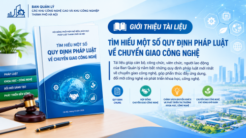 Giới thiệu tài liệu “Tìm hiểu một số quy định pháp luật về chuyển giao công nghệ”