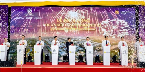 Khởi công Khu công nghiệp Phú Hà hơn 2.900 tỷ đồng