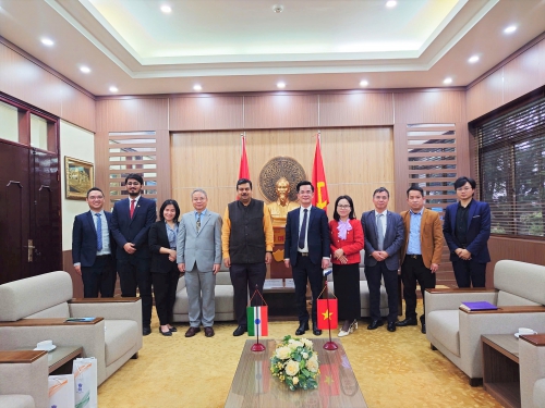 Ban Quản lý các Khu công nghệ cao và Khu công nghiệp Hà Nội tiếp và làm việc với Bộ Điện tử và Công nghệ Thông tin Ấn Độ (MeitY)